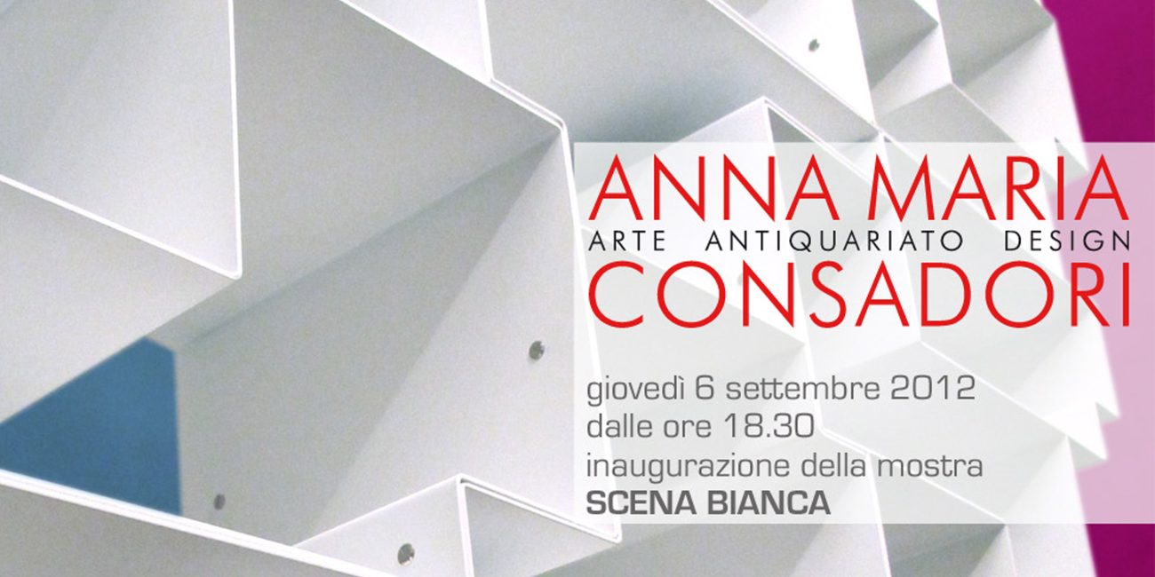SCENA BIANCA | Galleria Consadori 2012