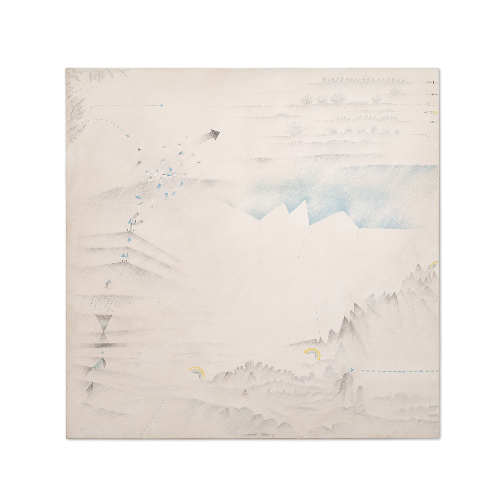 Tullio Pericoli, Paesaggio 1982